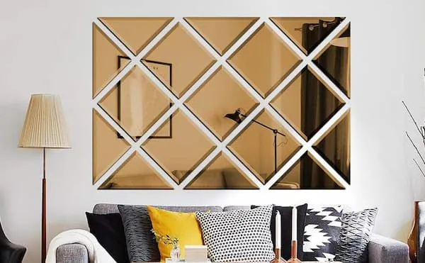 قیمت خرید آینه مناسب خانه رنگی + خواص، معایب و مزایا